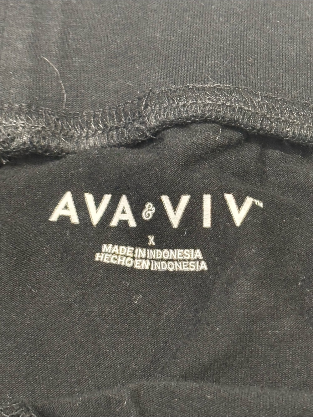 Ava & Viv Black Kids Leggings - Stretchy Everyday Bottoms View 3